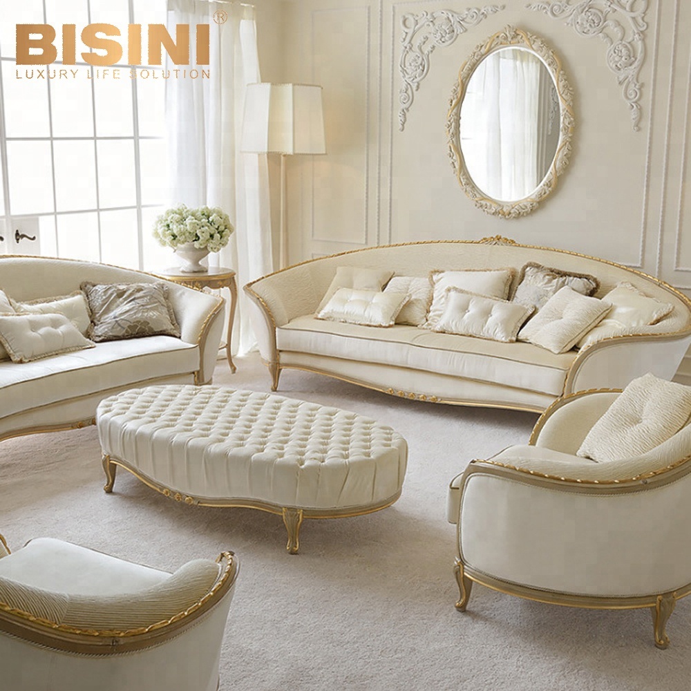 Роскошный набор диванов Bisini в итальянском стиле, набор американских диванов для гостиной. BF07-10027