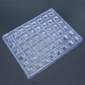 Kunden klaren große gefrierschrank whisky und cocktail größe silikon 48 hohlraum kunststoff ice cube tray mit deckel