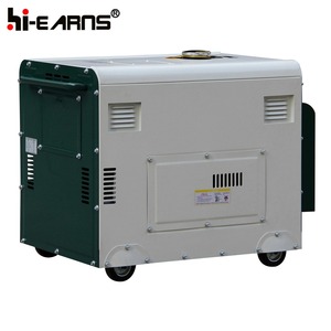6KW 7KW 60HZ 110V 220V Single Cylinder Silent Diesel <span class=keywords><strong>Generator</strong></span> Cho Ánh Sáng TV Máy Tính - Product Image 4