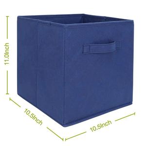 Faltbare Tuch Lagerung Cube Korb Bins Organizer Container Schubladen vlies closet lagerung box würfel - Product Image 2