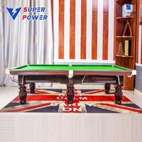 Vente en gros en usine Table de billard Heyball chinoise à usage club Prix bon marché Table de billard à usage club de 8 pieds 9 pieds pour le jeu