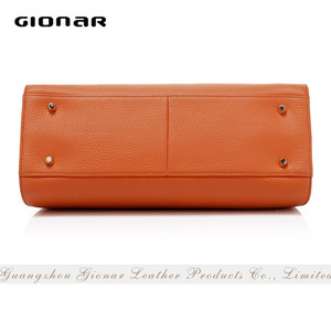 Gionar productos más vendidos de la marca naranja de alta calidad de cuero genuino bolso de <span class=keywords><strong>los</strong></span> bolsos de las mujeres - Product Image 3