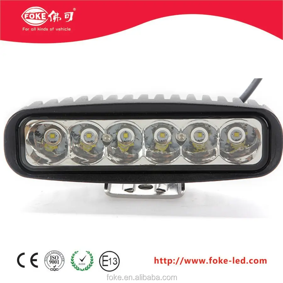 Foke Chiếu Sáng Tự Động Sản Phẩm 18W Tại Chỗ/Nhẹ Lũ Lụt Vòng LED Làm Việc Ánh Sáng Cho Xe Ô Tô, Máy Kéo, Offroad