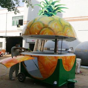 Quiosco de Jugos de Piña para Playa, Remolque de Comida de Fibra de Vidrio para Bebidas Frías, Categoría de Productos para Casas de Verano - Product Image 4