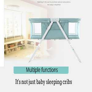 Portable Lit Maille Crèche Doublure Convertible Mobile Bébé Crib Sheet - Product Image 5