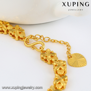 74423 xuping bijoux <span class=keywords><strong>24</strong></span> <span class=keywords><strong>carats</strong></span> <span class=keywords><strong>or</strong></span> <span class=keywords><strong>bracelet</strong></span> à breloques mode <span class=keywords><strong>femme</strong></span> - Product Image 4