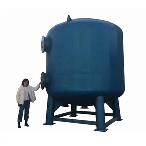 Filtro de água mecânico multimídia, sistema industrial de filtro de areia ativado filtro de carbono