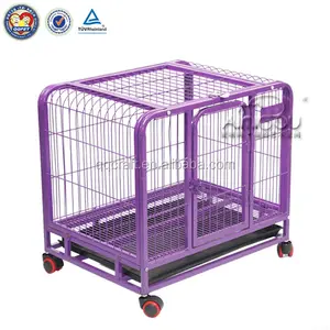 Köpek kedi kafesi büyük ve orta ölçekli köpek kalın demir kafes katlama evcil hayvan kafesi - Product Image 2