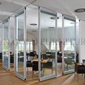 Excellent Aluminium Frame Office Glass Movable Partition Wall