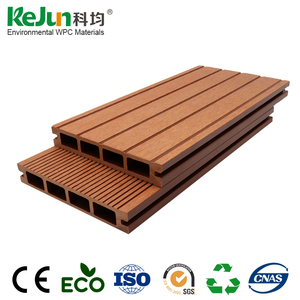 Fábrica laminado WPC jardín antideslizante plástico de madera cubiertas hueco <span class=keywords><strong>pisos</strong></span> de ingeniería - Product Image 2