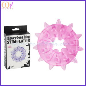 Comodidad Mango de silicona porno erección del pene anillo vibrador para pareja - Product Image 2
