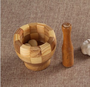 ชุดครกและสากไม้ไผ่ธรรมชาติ ขนาด 10/11/12 ซม. - Product Image 5