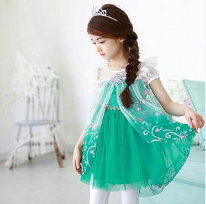 Abito per Bambina <span class=keywords><strong>Verde</strong></span> Carino di Alta Qualità, Tra i Dieci Più Venduti in Cina - Product Image 1