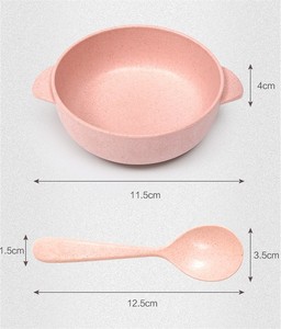 Au Micro-ondes Blé Dégradables Bols À Soupe Ensemble En Plastique <span class=keywords><strong>bol</strong></span> Et Cuillère Ensemble Avec <span class=keywords><strong>Le</strong></span> Prix Concurrentiel - Product Image 5