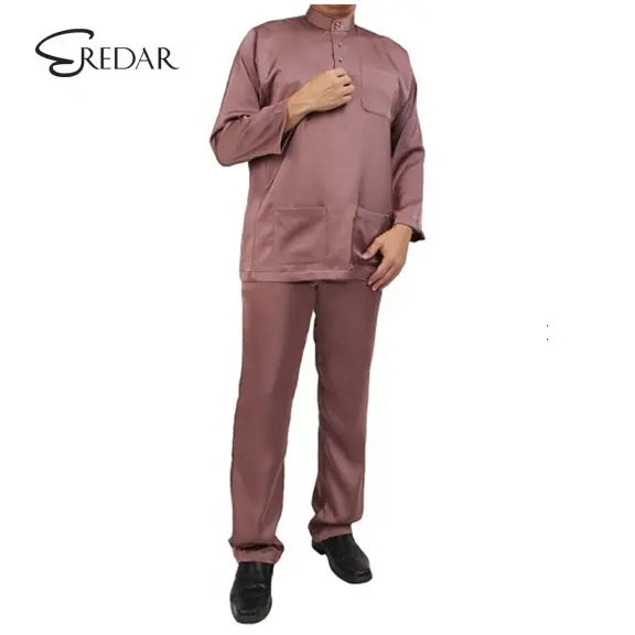 China Lieferant Männer muslimische Kleidung Design gute Qualität Baju Melayu Kalif <span class=keywords><strong>Kurta</strong></span> für Männer