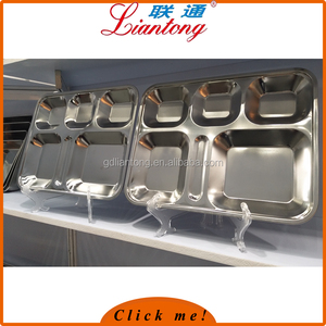 Vente chaude 2017 <span class=keywords><strong>amazon</strong></span> alimentaire personnalisé plateaux, acier inoxydable <span class=keywords><strong>plateau</strong></span>-<span class=keywords><strong>repas</strong></span> - Product Image 3
