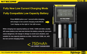 2015 usine gros <span class=keywords><strong>Nitecore</strong></span> digicharger D2 intellicharger 18650 <span class=keywords><strong>chargeur</strong></span> de batterie universel avec US/EU/UK plug - Product Image 4
