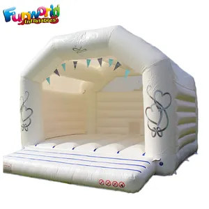 Wedding inflatable jumping castle inflatable white castle