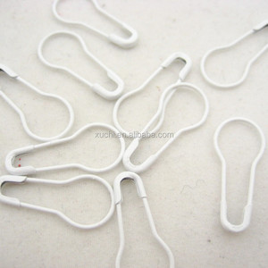Épingle de sûreté en laiton en forme de poire blanche de 22mm pour étiquettes suspendues accessoire de <span class=keywords><strong>couture</strong></span> et bricolage - Product Image 6