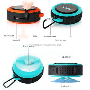 Hot-bán Thể Thao Ngoài Trời C6 Loa Chống Thấm Nước Âm Nhạc Răng Xanh Tắm Loa Stereo Cho Điện Thoại Thông Minh - Product Image 5