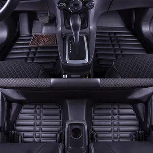 Hot Sale PVC Leather 5d Car Mat,Non Skid Design And Full Set Special Cars Size 3d Car floor Mats