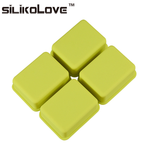 SILIKOLOVE Factory 4 Cavidad Rectángulo Forma Jabonera LFGB Platino Antiadherente BPA Libre <span class=keywords><strong>Silicona</strong></span> Jabón <span class=keywords><strong>Moldes</strong></span> - Product Image 5
