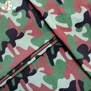 Hete Verkoop 4 Manier Stretch Gebreide Digitale Camouflageprint Badbroeken Stof Maken In China