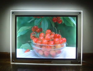 Display Acrylic Box Light Box Displays Wall Mounted Small Advertising Display LED Advertising RGB Acrylic Video Light Box