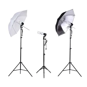 Photo Umbrella 33in Reflektor Soft Umbrella Photo Studio Blitzlicht Schwarz Silber Reflektieren der Regenschirm