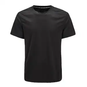 卸売メンズトレーニングTシャツ100% ポリエステルプレーンTシャツ