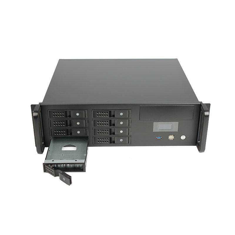 割引3U MicroATXラックマウントホットスワップ対応サーバーシャーシ