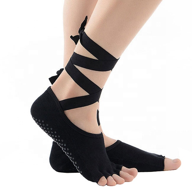 Совершенные сексуальные носки для занятий йогой для девочек-подростков, нескользящие носки для пилатеса и йоги с поддержкой свода стопы