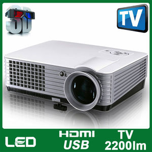 Tv usb hdmi full hd 1080p 4:3 home <span class=keywords><strong>cinema</strong></span> coloré. prix le plus bas multimédia 3d led projecteur vidéoprojecteur LED - Product Image 1