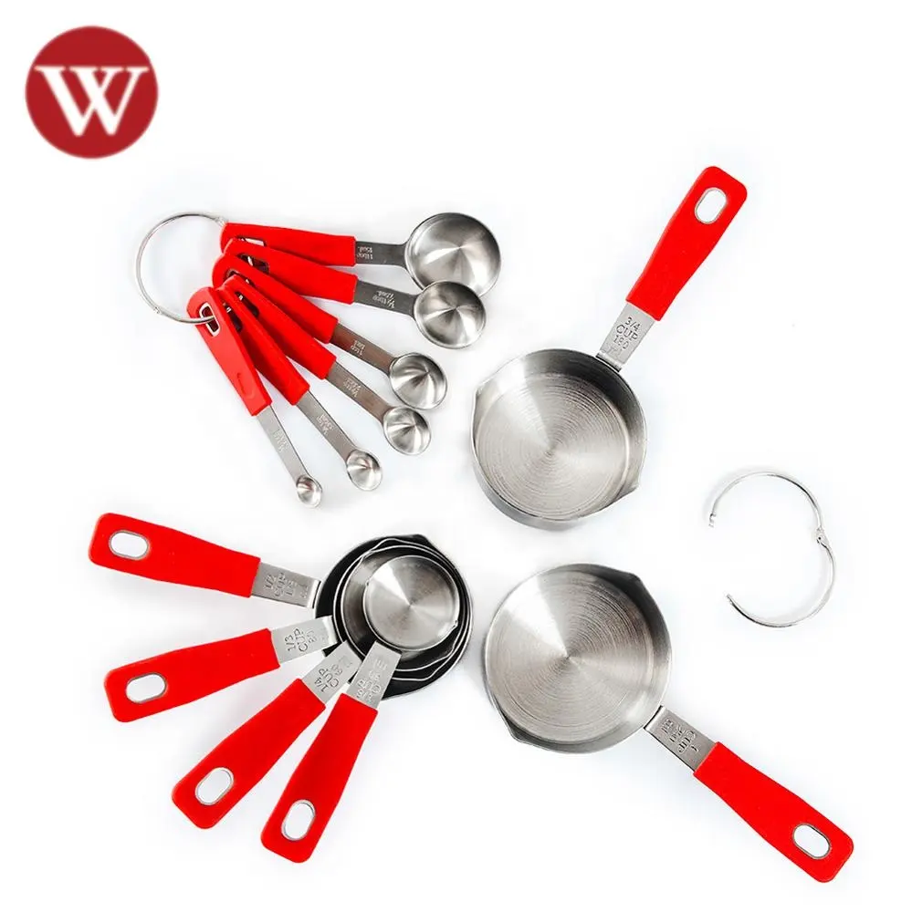 12 Piece Stainless Steel Measuring Spoons Set Measuring Spoon stainless Steel, Good Quality Measuring cup and spoon set