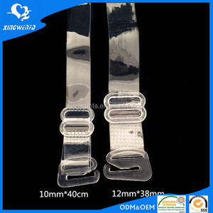 Sangle de soutien-gorge en plastique transparent 10mm 12mm Soutien-gorge invisible Sangle <span class=keywords><strong>transparente</strong></span> en TPU - Product Image 5