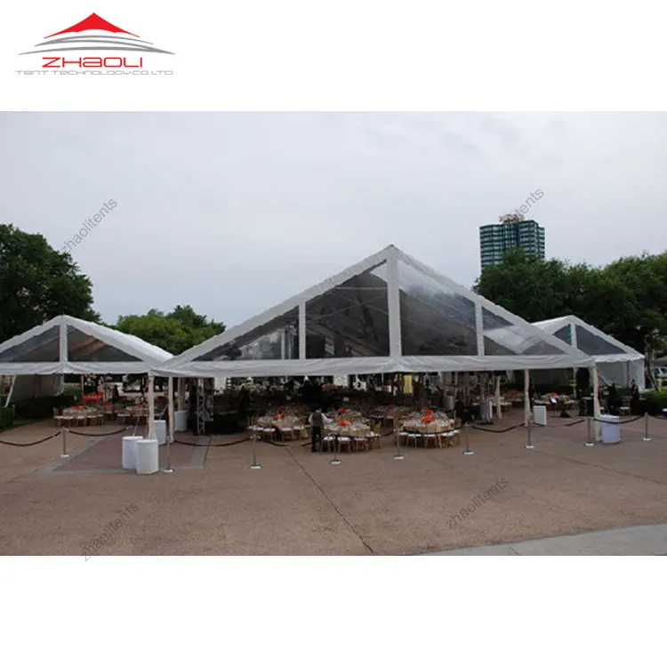 Uso da tenda da festa de casamento 20x50 para eventos e festa ao ar livre