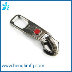 Logotipo en relieve <span class=keywords><strong>cremallera</strong></span> de metal extractor <span class=keywords><strong>cursor</strong></span> de la <span class=keywords><strong>cremallera</strong></span> para la ropa - Product Image 2
