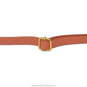 Double Paddle Cow Leather Handles Adjustable Long Strap - Product Image 5