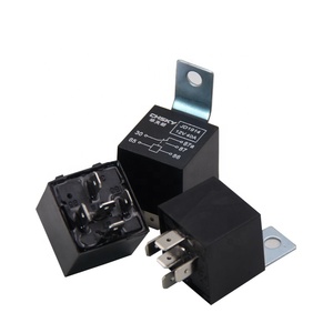 Водонепроницаемое автореле CHSKY 12 В 40A, долговечное 5-контактное устройство с черной красной медной CH-40215 - Product Image 1