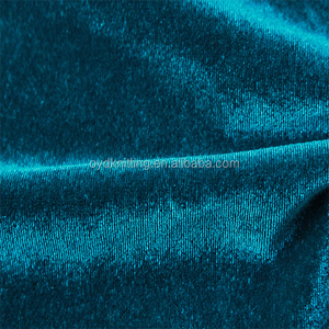 Ouyuanda Factory 150-180cm Stretch <strong>Velvet</strong> <strong>Purple</strong>/Green Knit Fabric 60'' Wide for Sewing Apparel by the Yard - Product Image 5