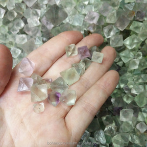 Rough Rainbow fluorita octaedro <span class=keywords><strong>cristal</strong></span> fluorita piedras en bruto - Product Image 2
