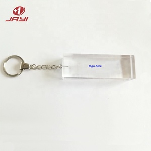 Weibci — <span class=keywords><strong>porte</strong></span>-clé en bloc acrylique, personnalisé, à faire soi-même, premium, blanc, imprimé - Product Image 3