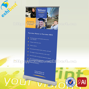 80*200 cm roll up <span class=keywords><strong>banner</strong></span> display/roll para arriba la bandera con dos pies - Product Image 2