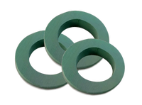Busa Bunga Huiya Hijau 27cm Modern Ring Floral Foam Bulat Resin Fenolik