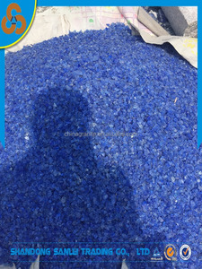 Garden Decor supplies the color blue dark broken stone slag glass CRYSTAL waste - Product Image 2