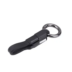 Quick Charge Data cable usb mobile charge cable new product short keychain