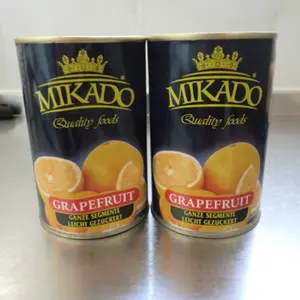 Frische Packung Mikado Konserven Grapefruit Segmente in leichten Sirup