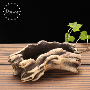 Vaso per Piante Succulente <span class=keywords><strong>Design</strong></span> Tronco d'Albero in <span class=keywords><strong>Cemento</strong></span> - Product Image 3