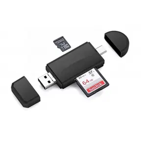 Type C Micro USB OTG Adapter SD / TF Card Reader for Macbook pro, Android Mobile and more