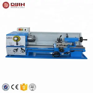 2021 sell hot small bench metal lathe machine tour a metaux cjm250 auto feeding at discount